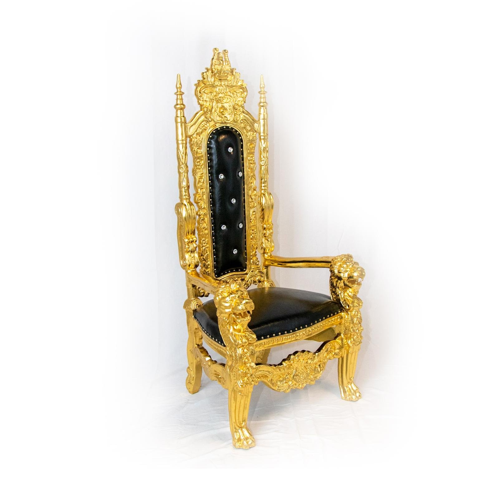 Black Adult Throne Chair